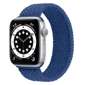 Apple Watch (45mm) elastic watch strap - Blue / Size: L