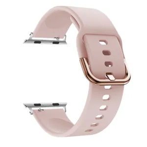 Apple Watch (45mm) simple silicone watch strap - Pink