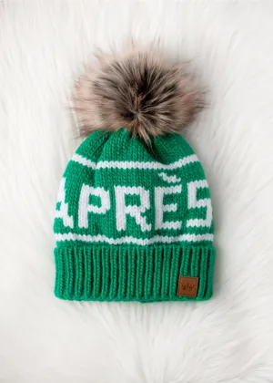 Apres Pom Pom Beanie - Green