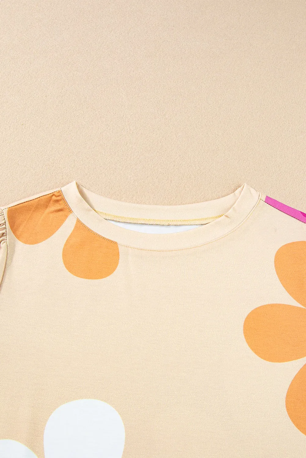 Apricot Flower Tee