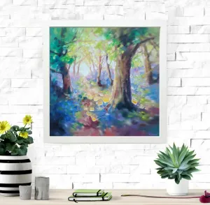 April Explodes - Framed Canvas Print