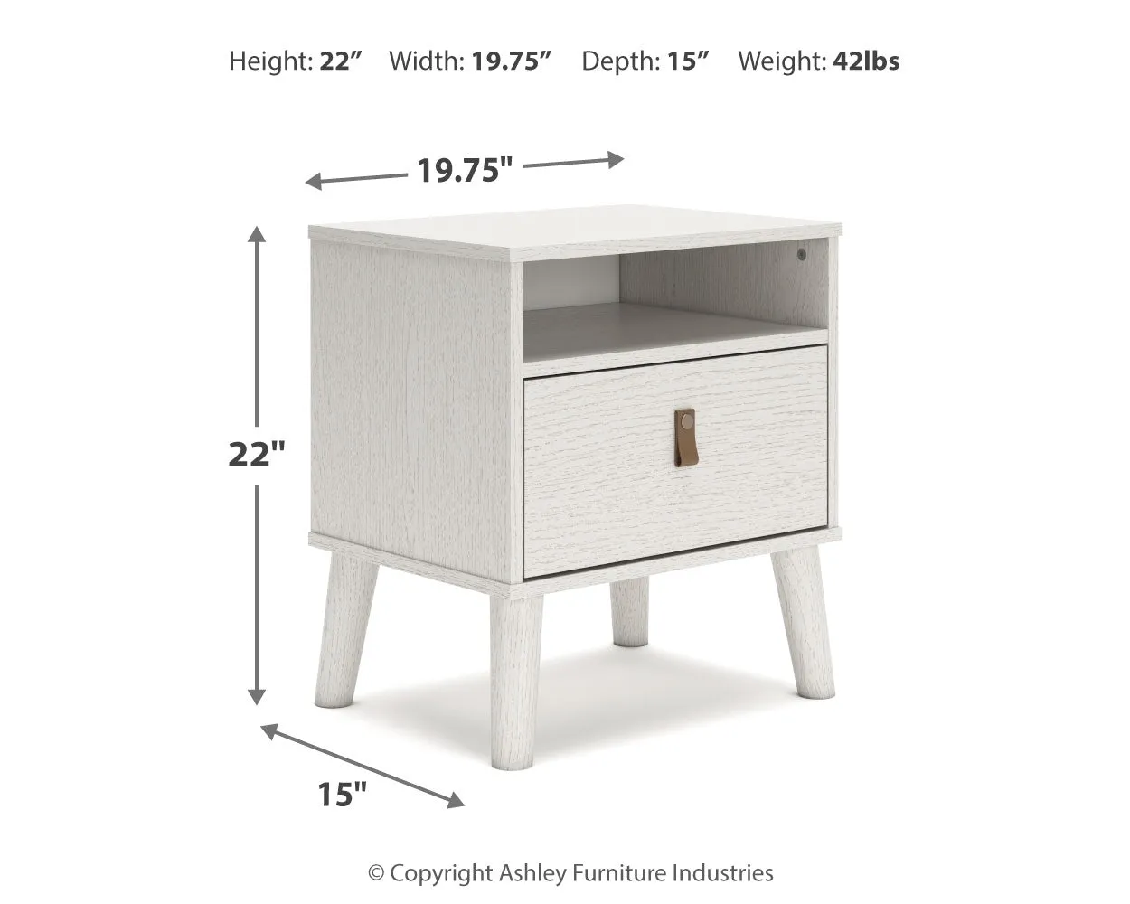 Aprilyn Full Panel Bed with Dresser, Chest and Nightstand