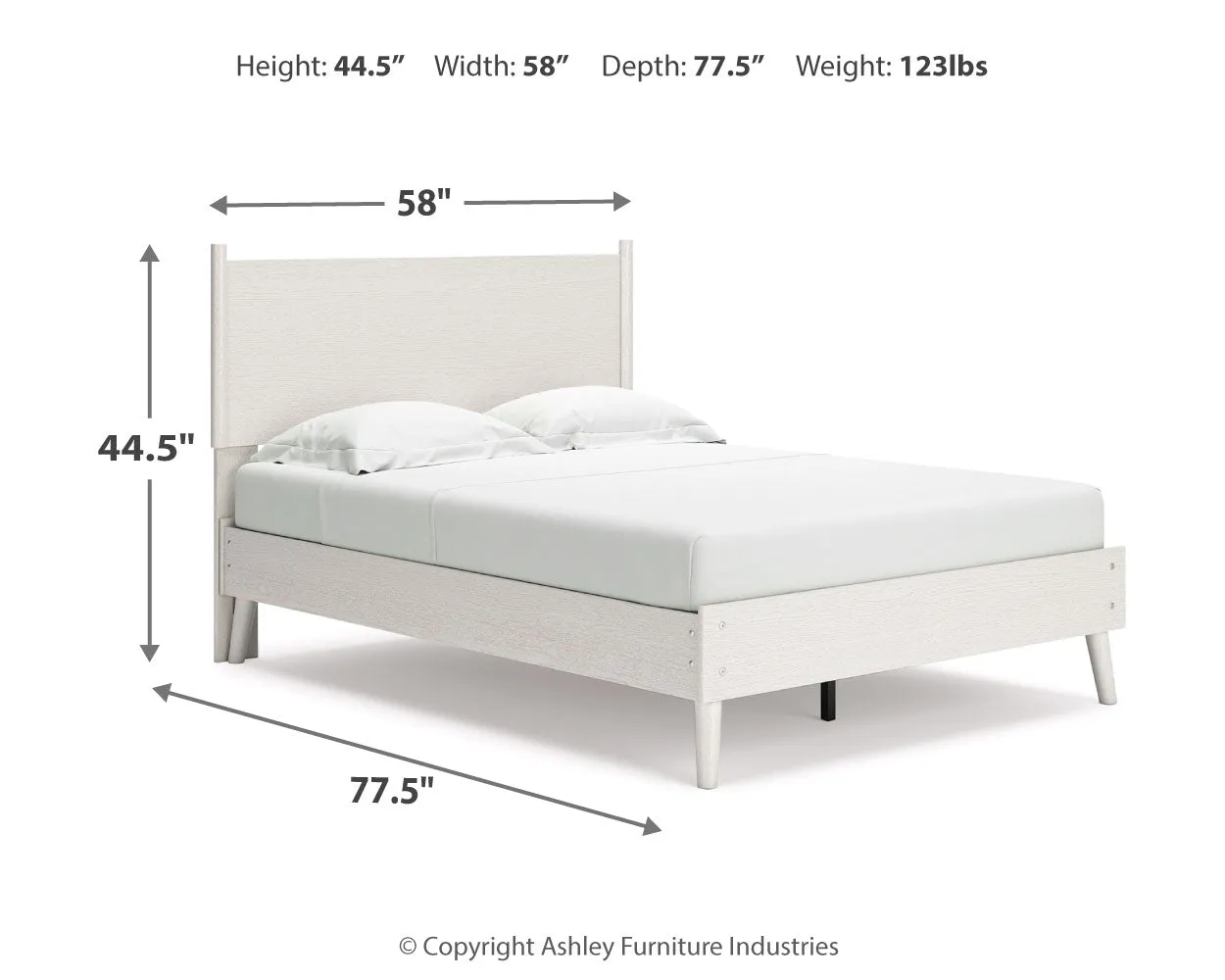 Aprilyn Full Panel Bed with Dresser, Chest and Nightstand