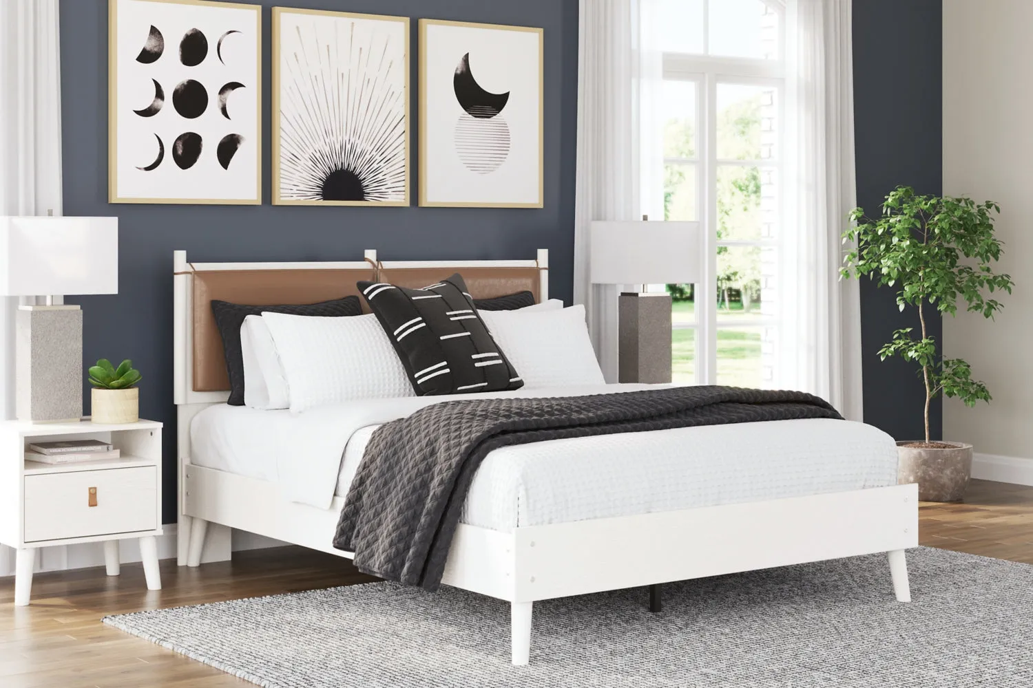 Aprilyn Queen Panel Bed with Dresser and 2 Nightstands