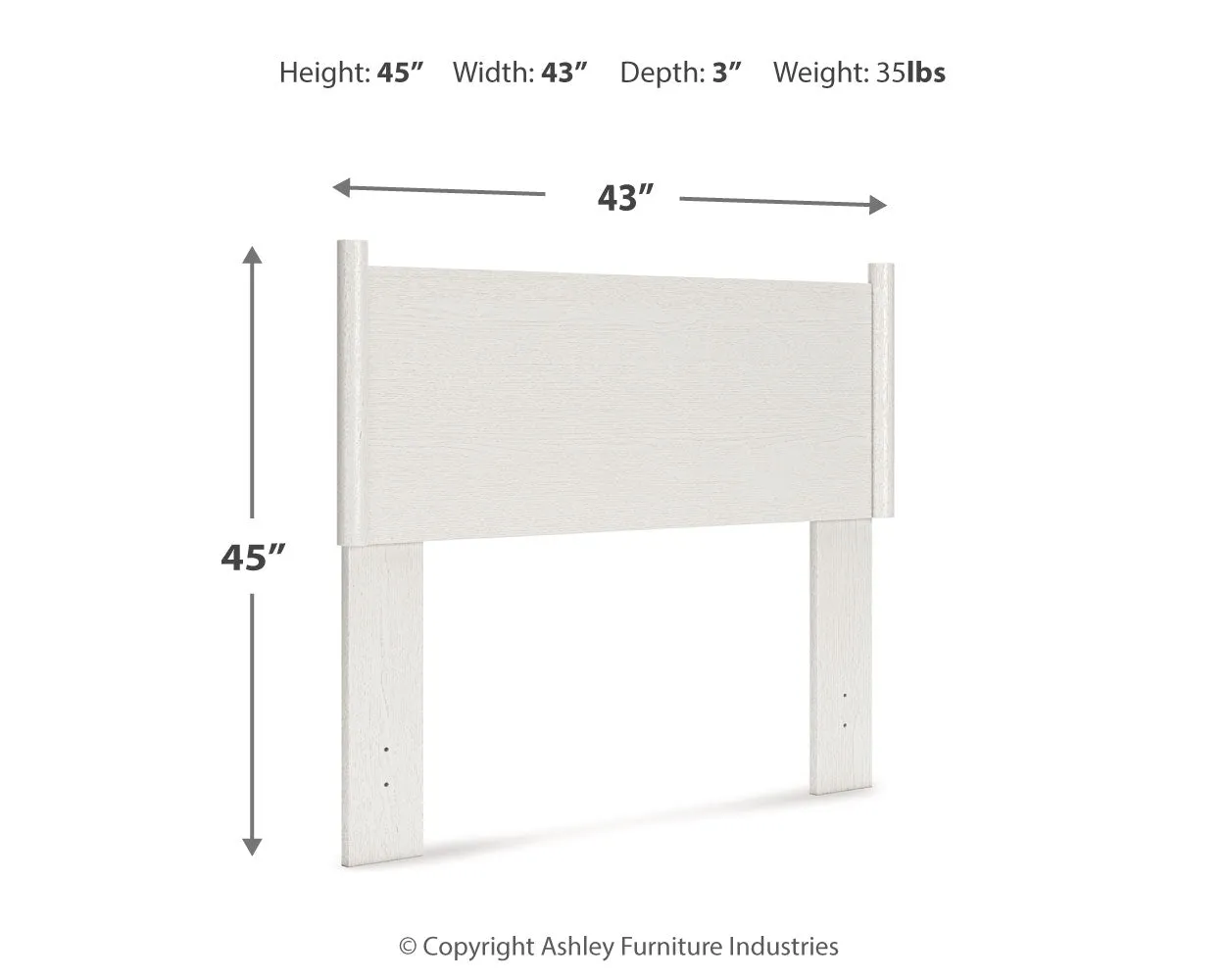 Aprilyn Twin Panel Headboard with Dresser and 2 Nightstands