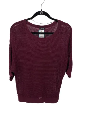 Apt 9 Misses Size XL Burgundy 3/4 Blouse