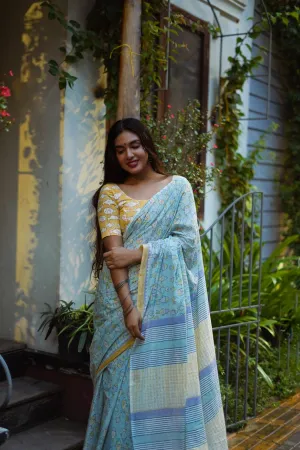 AQUA HARMONY MUL - Cotton Saree