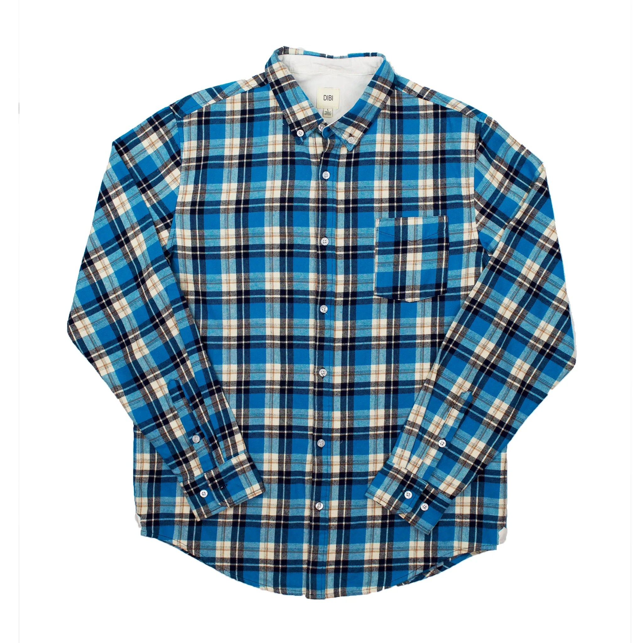 Aqua Plaid Flannel