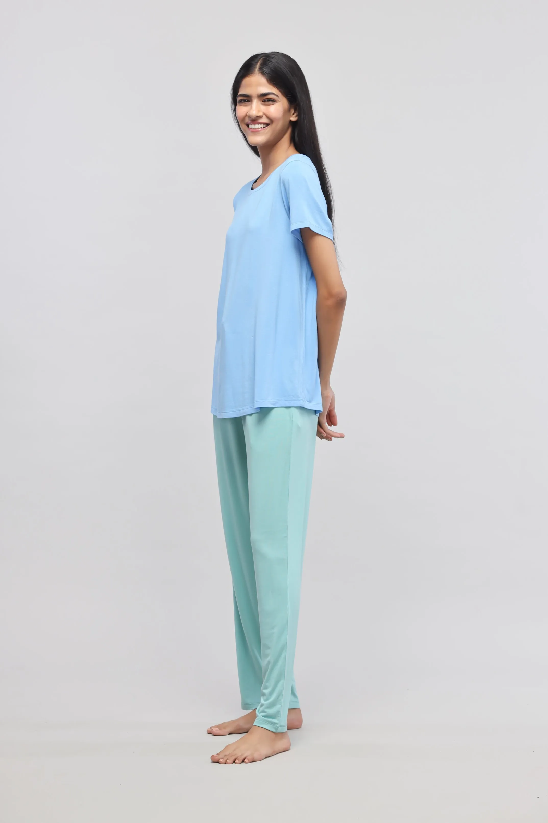 Aqua Straight Lounge Pant