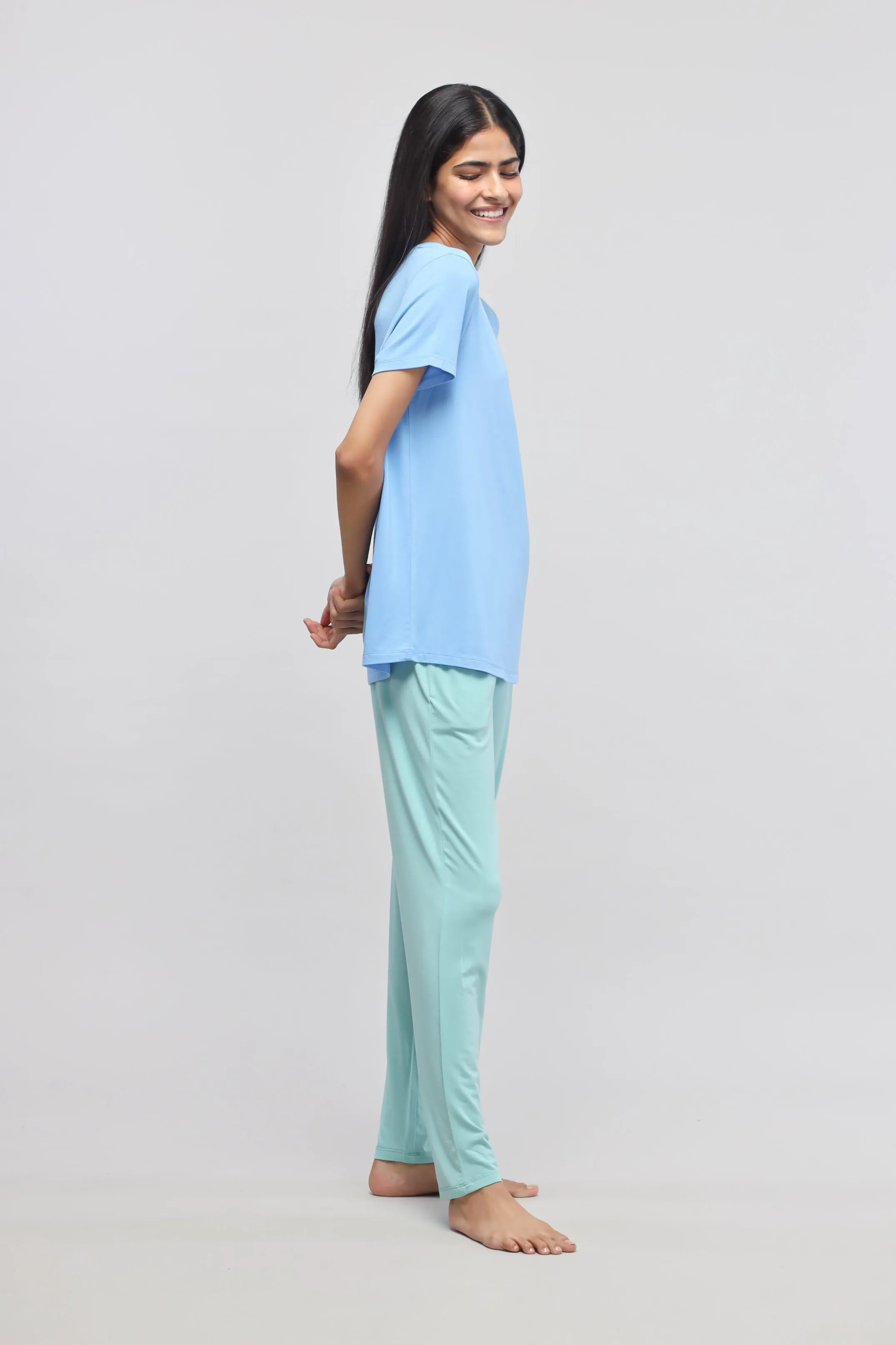 Aqua Straight Lounge Pant