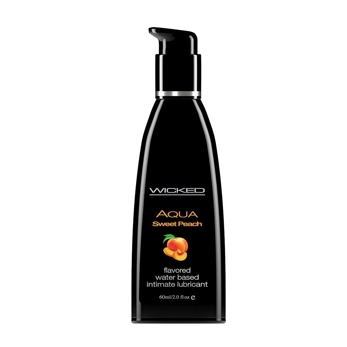 Aqua Sweet Peach Flavored Water Based Lubricant -  2 Oz. / 60 ml