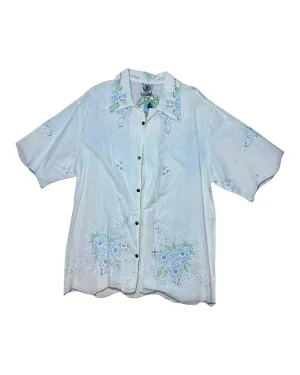 “Aquafauna” Tablecloth Button Down