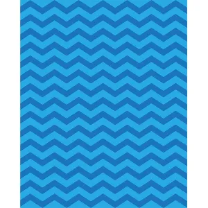 Aquamarine Chevron Printed Backdrop