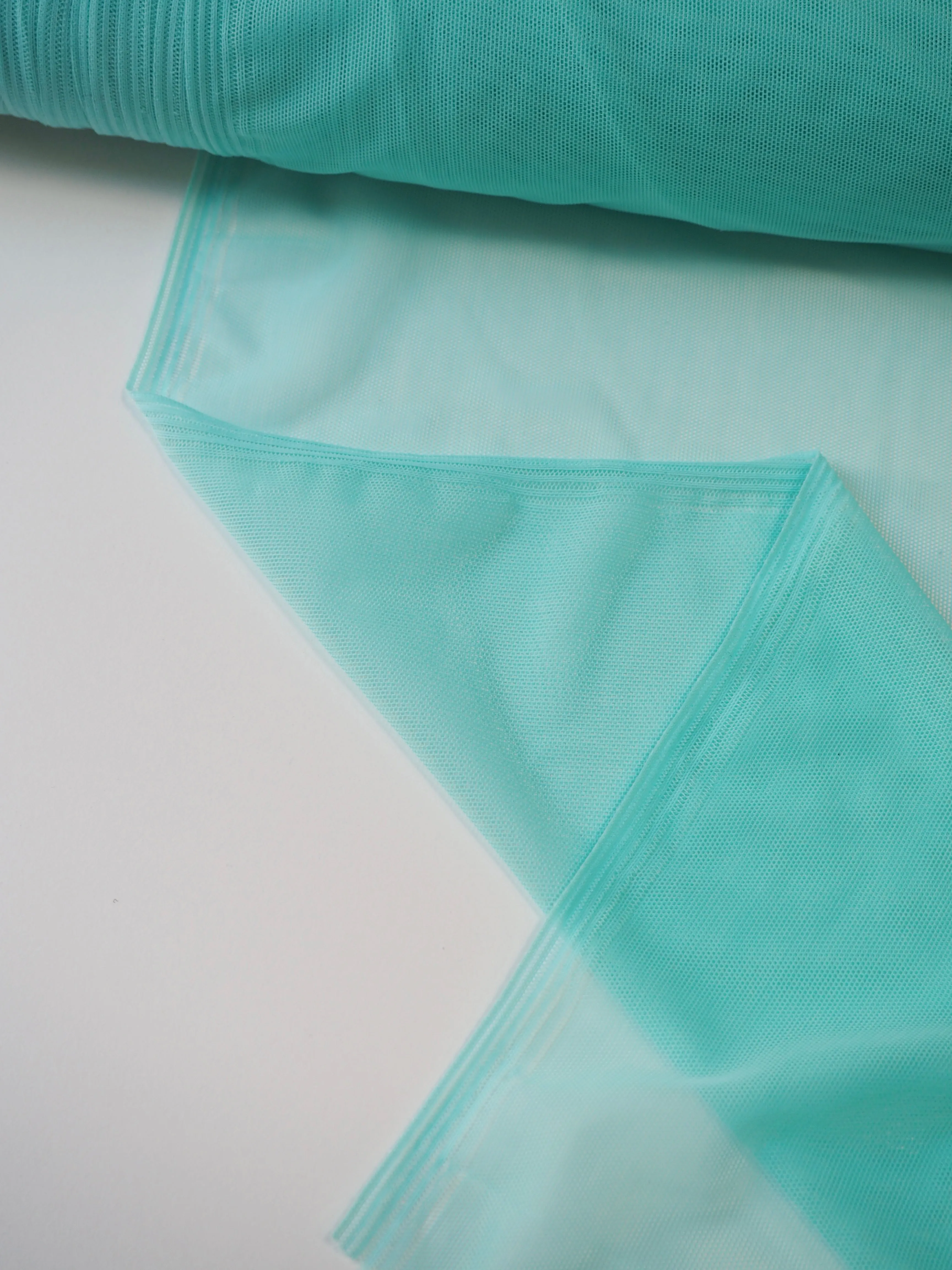 Aquamarine Stretch Mesh