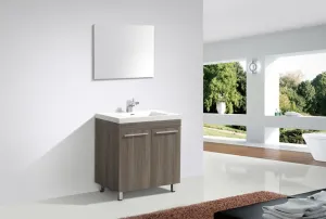 Aquamoon Ocean 31 1/4 Maple Grey modern Bathroom Vanity Set