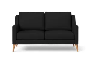 Aquila 2 Seater Sofa Black Leather