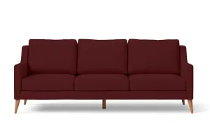 Aquila 3 Seater Sofa Red Leather