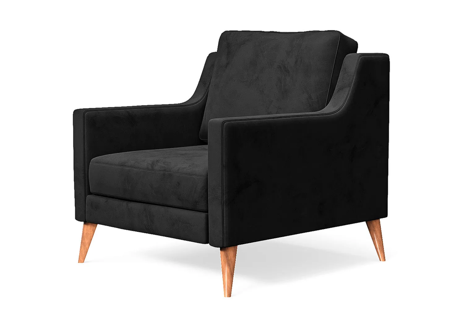 Aquila Armchair Black Velvet