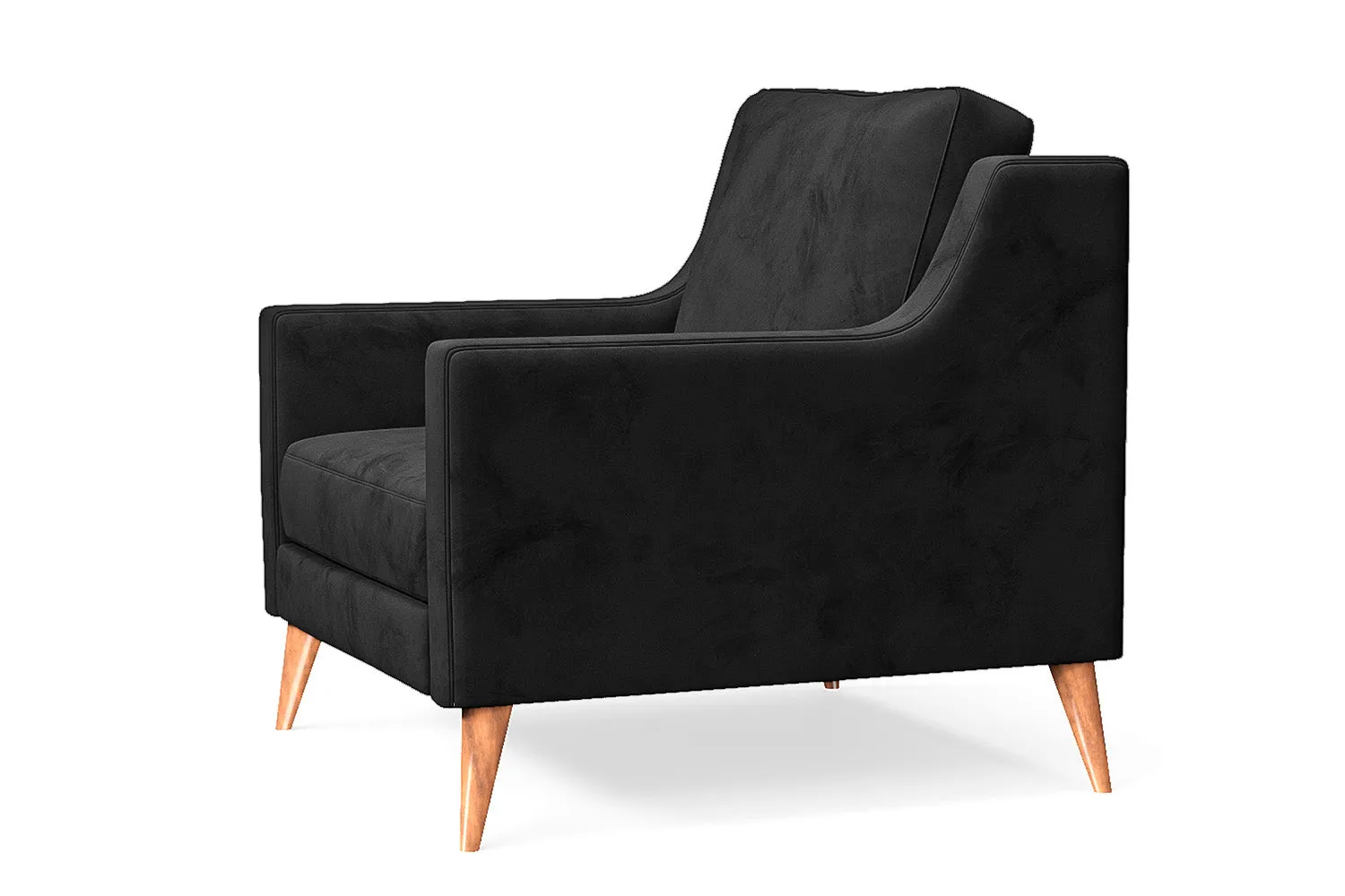 Aquila Armchair Black Velvet