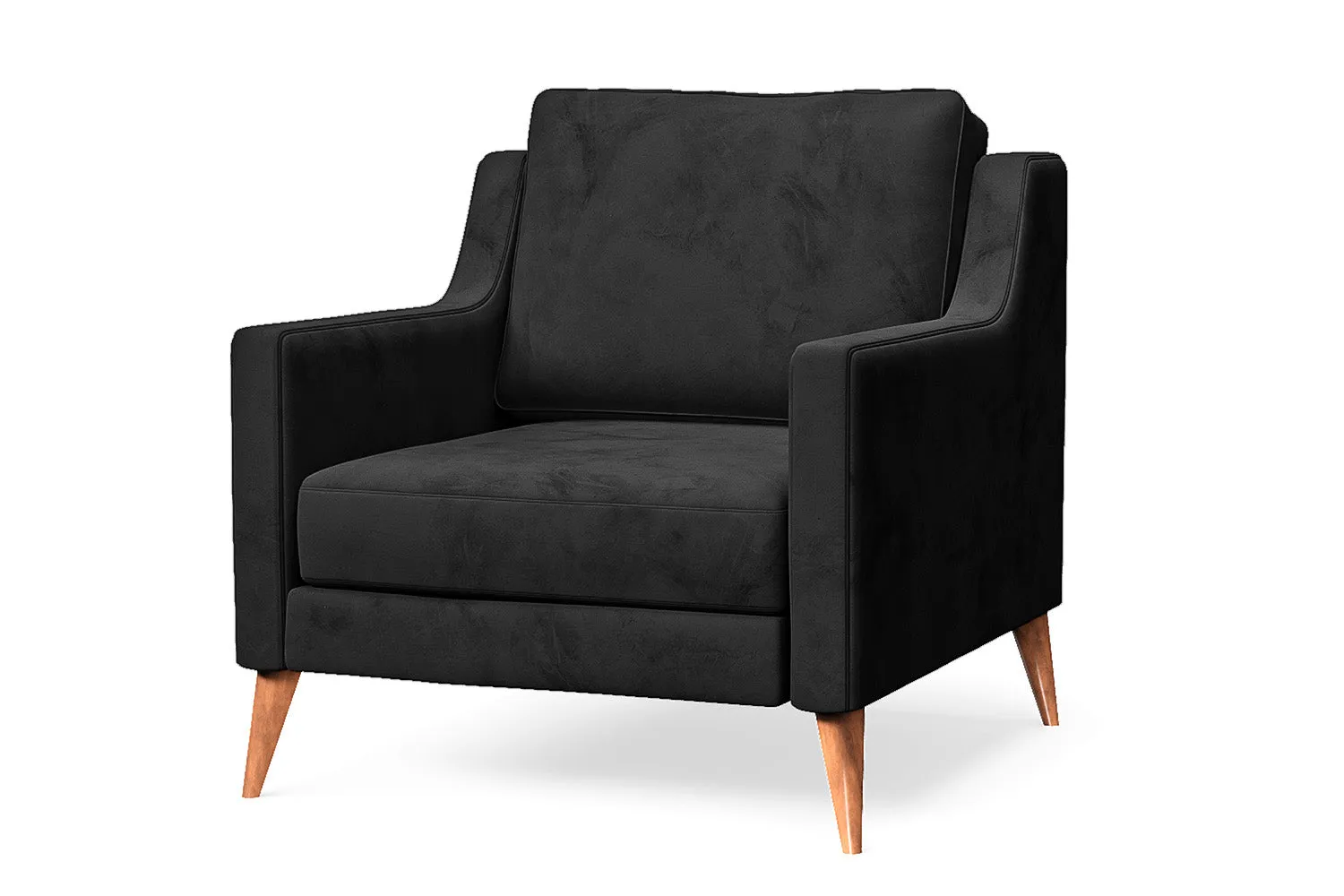 Aquila Armchair Black Velvet