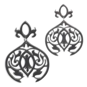 arabesque dangle earrings