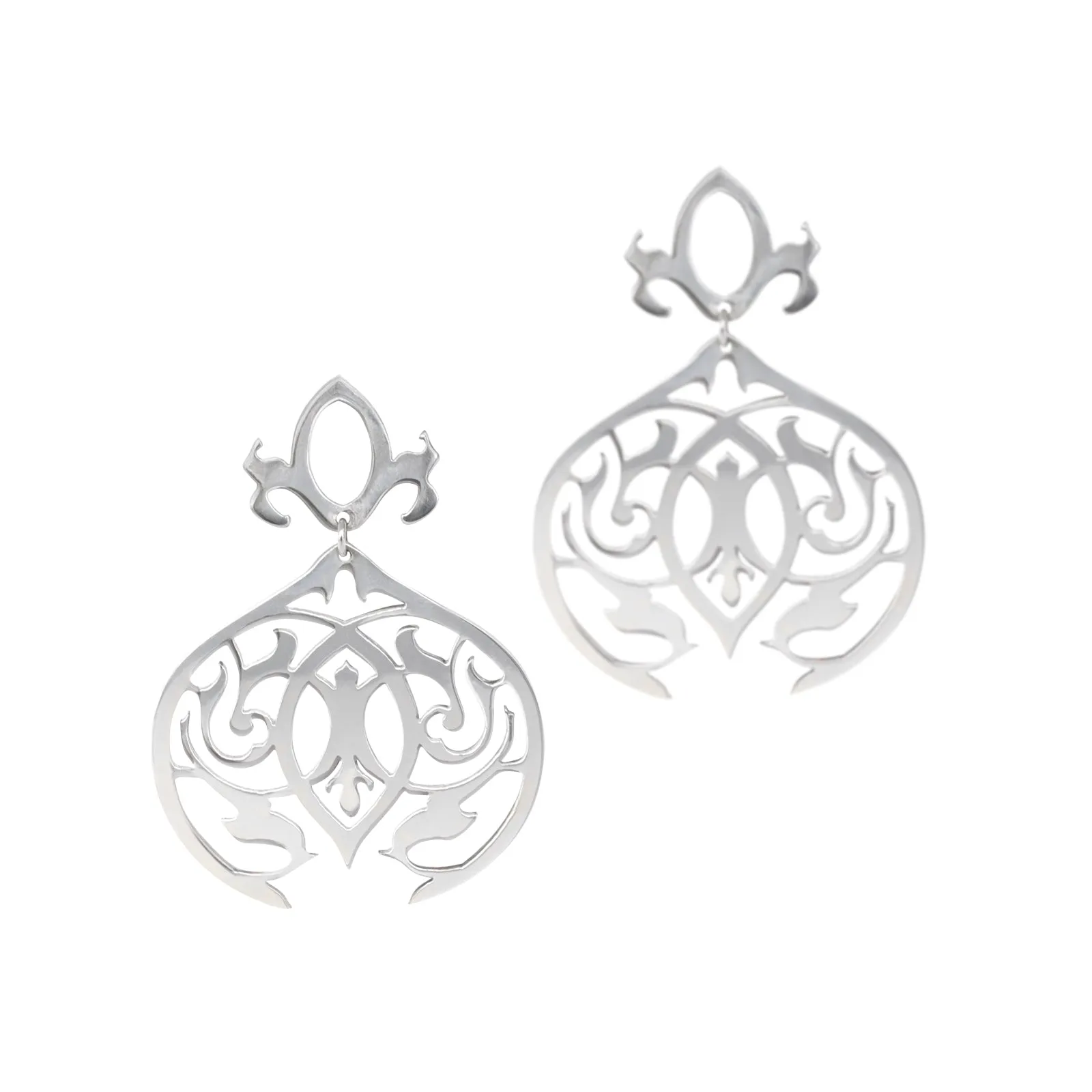 arabesque dangle earrings