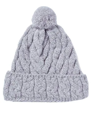 Aran Chunky Knit Bobble Hat