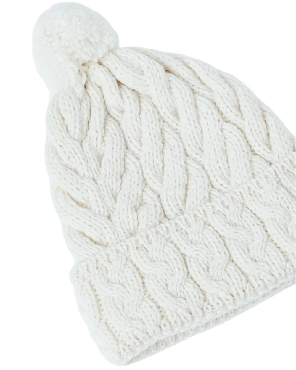 Aran Chunky Knit Bobble Hat