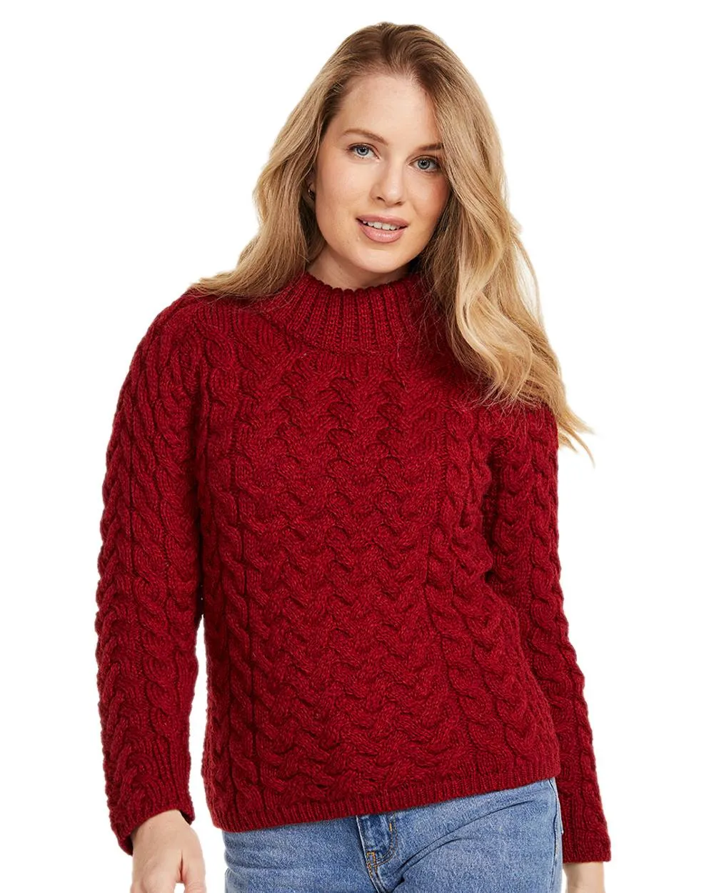 Aran Knightstown Womens Crew Neck Sweater