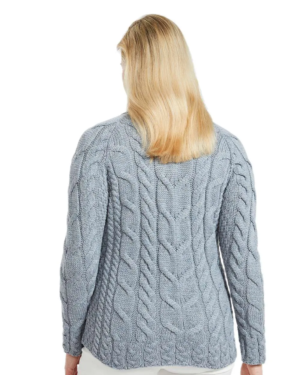 Aran Womens Listowel Cabled Sweater