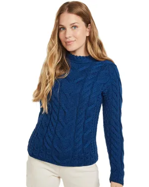 Aran Womens Listowel Cabled Sweater