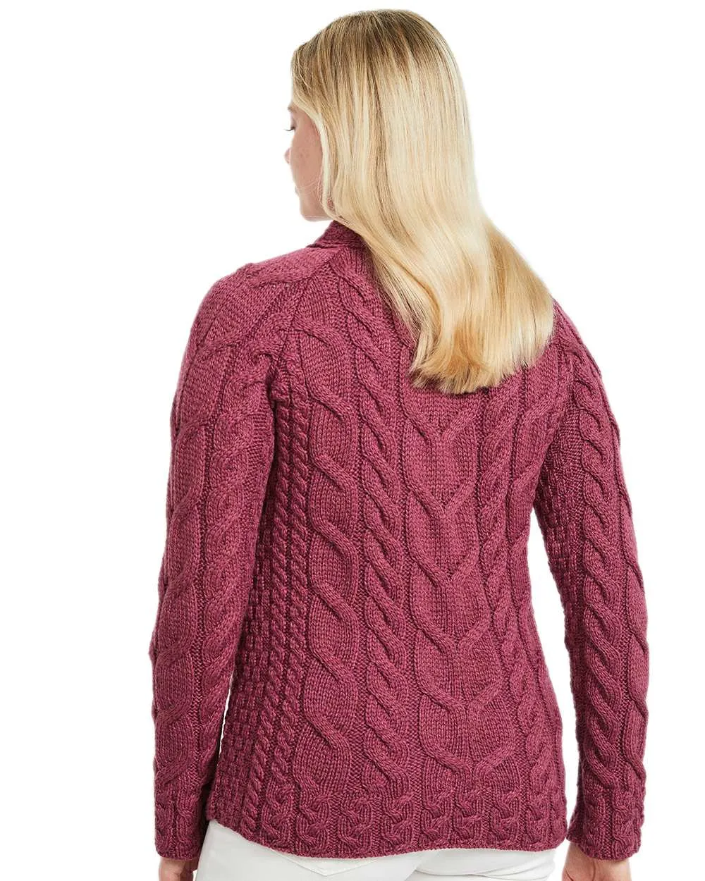 Aran Womens Listowel Cabled Sweater