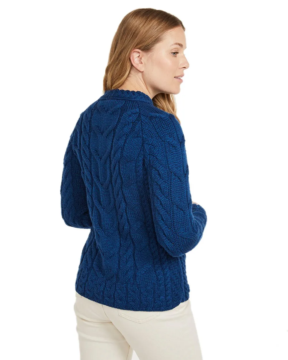 Aran Womens Listowel Cabled Sweater