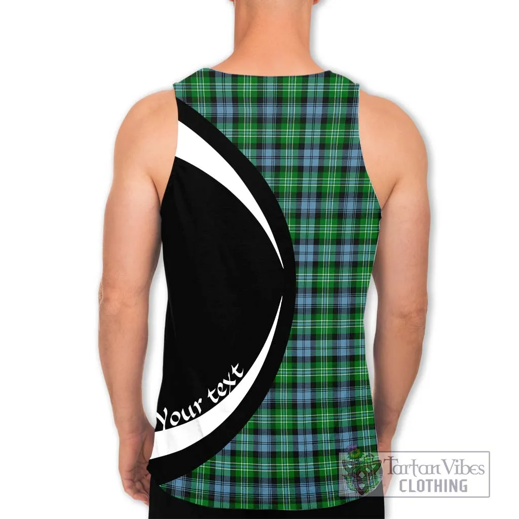 Arbuthnot Ancient Tartan Men's Tank Top with Family Crest Circle Style