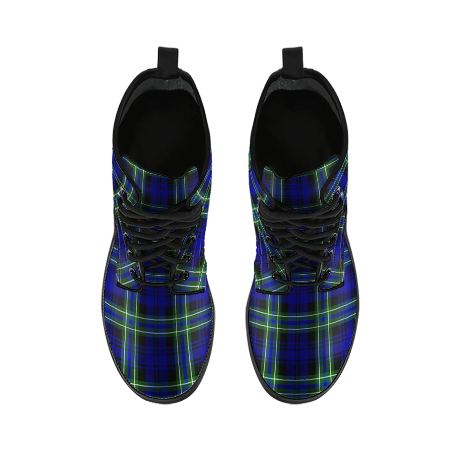 Arbuthnot Modern Tartan Leather Boots