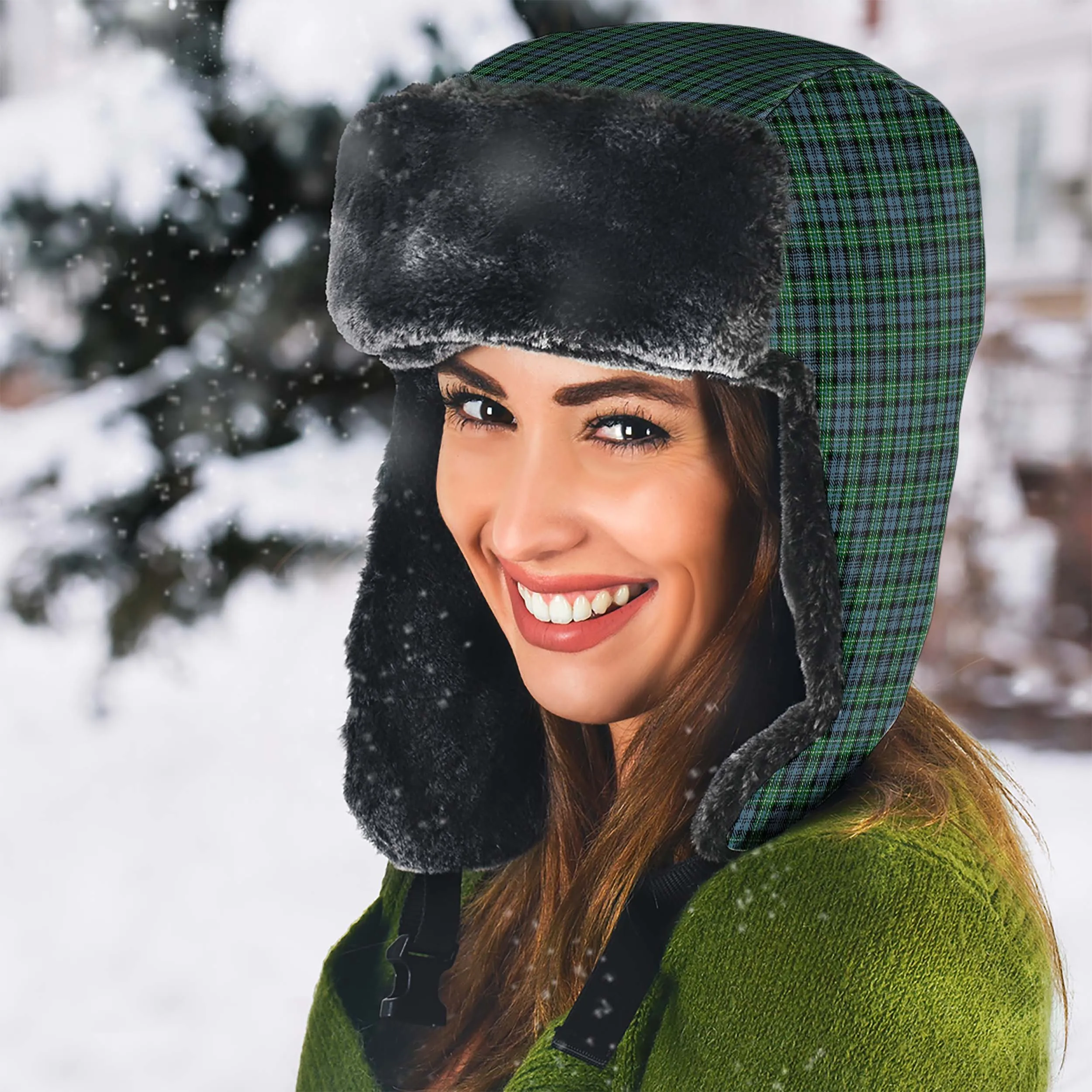 Arbuthnot Tartan Winter Trapper Hat