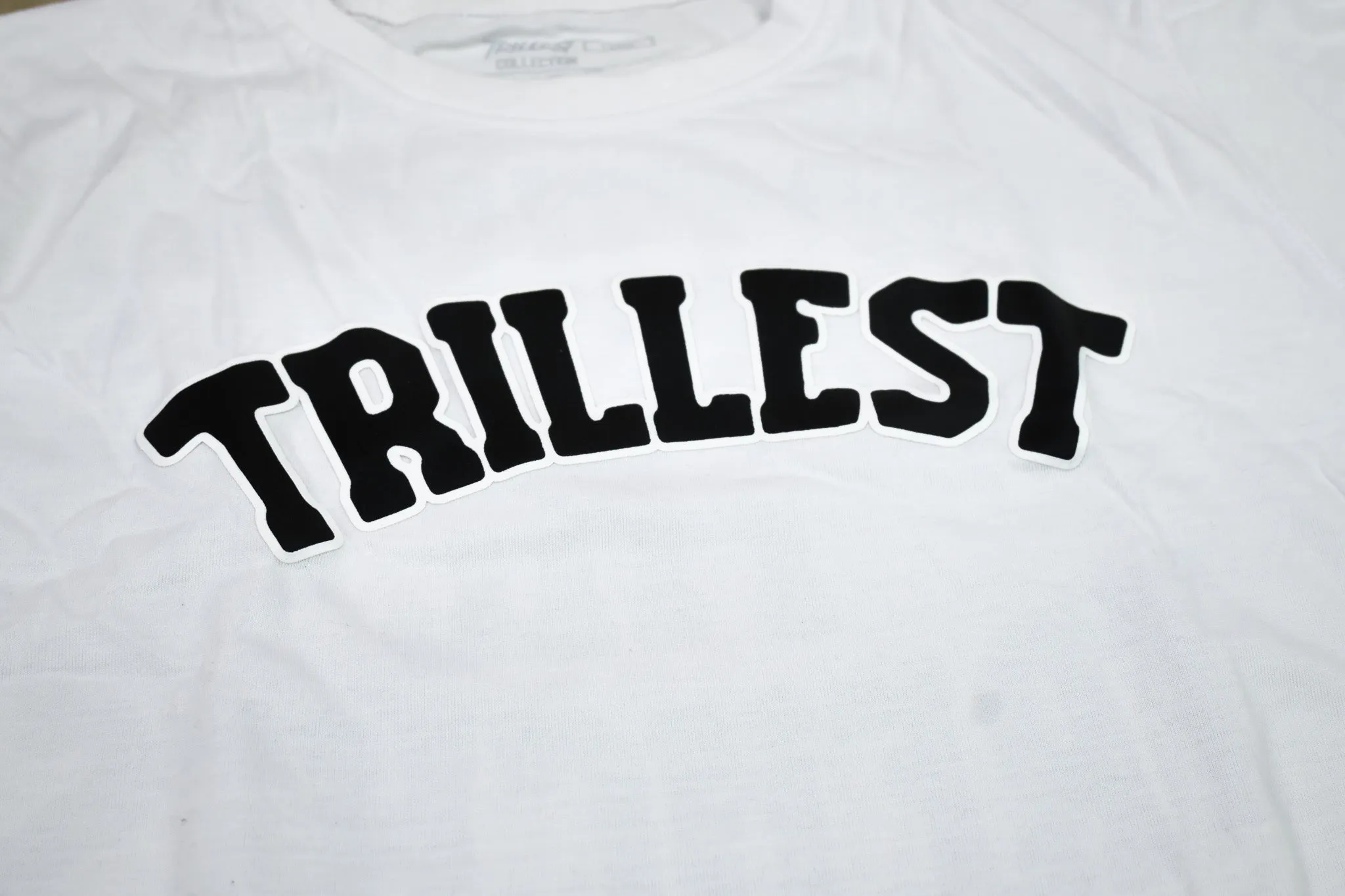 Arched Trillest Long Sleeve Tee - White\Black