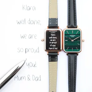 Architēct Lille - Personalised Ladies' Watch - Pine Green