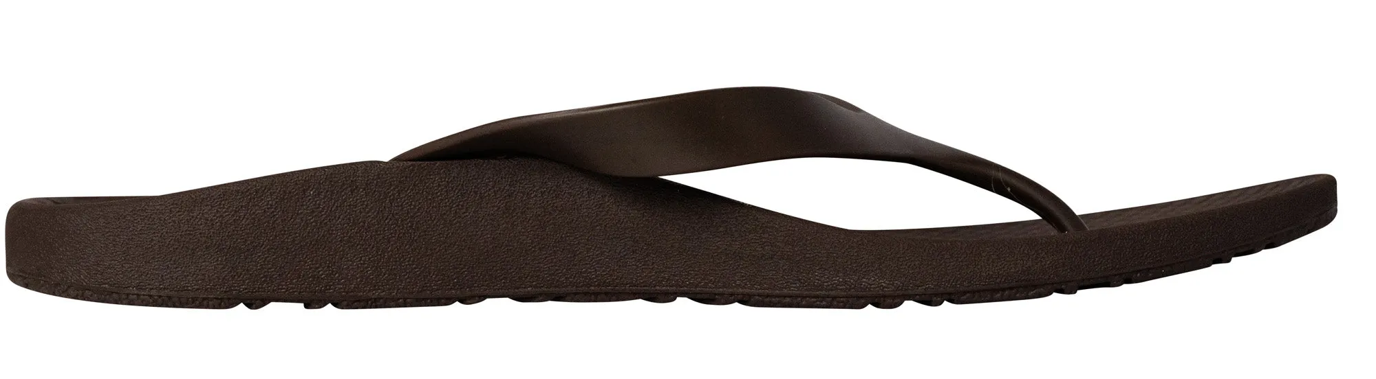 Archline Balance Orthotic Thongs - Brown/Brown