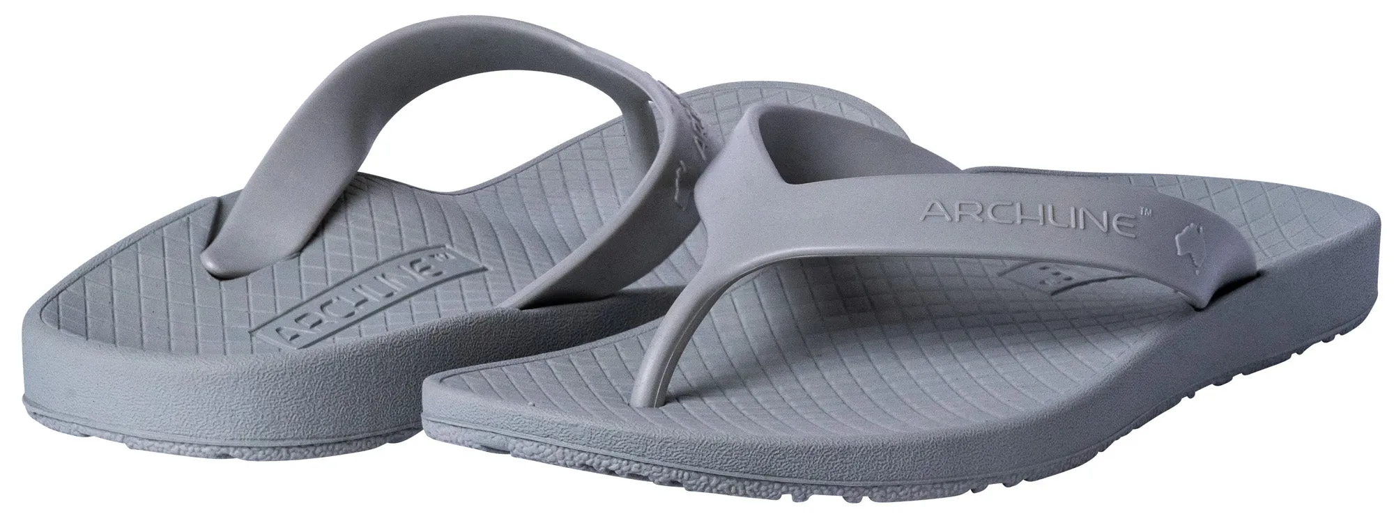 Archline Balance Orthotic Thongs - Grey