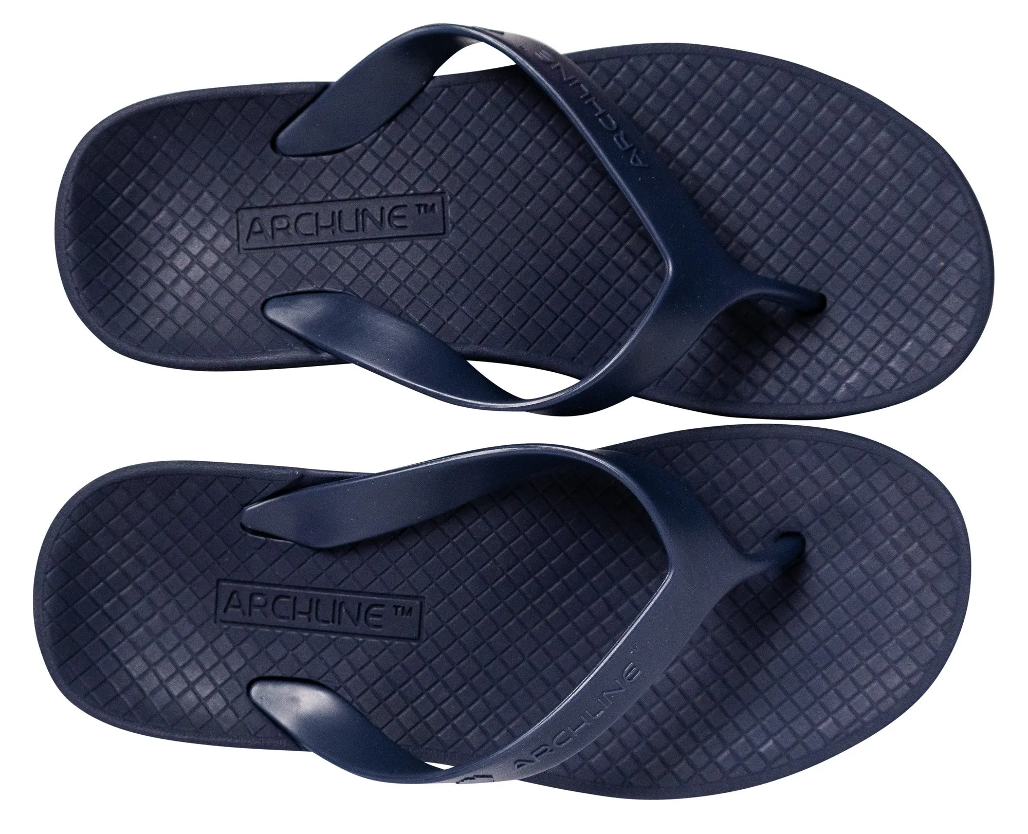 Archline Balance Orthotic Thongs - Navy