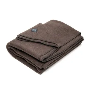 Arcturus Military Wool Blanket - Chocolate | 4.5 lbs (64" x 88")