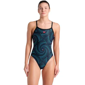 Arena - Fireflow Performance Women's Challenge Back Swimsuit - Black/Multi