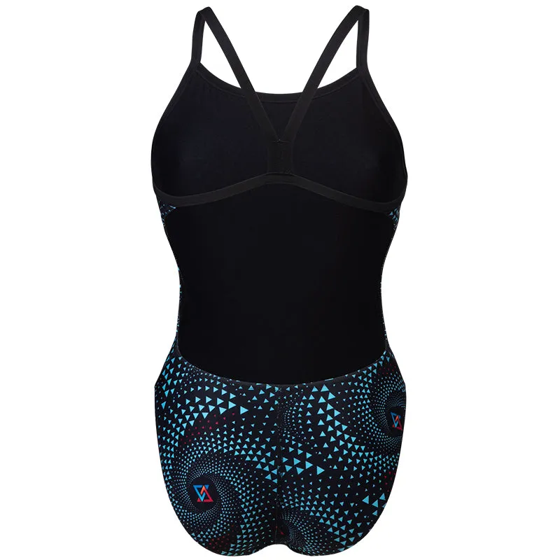 Arena - Fireflow Performance Women's Challenge Back Swimsuit - Black/Multi