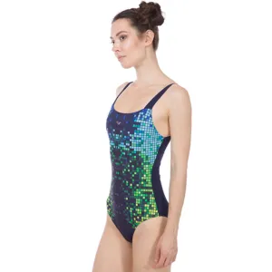 Arena - Opal Wing Back Ladies Bodylift Swimsuit - Navy