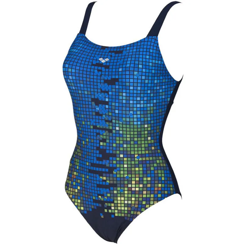 Arena - Opal Wing Back Ladies Bodylift Swimsuit - Navy