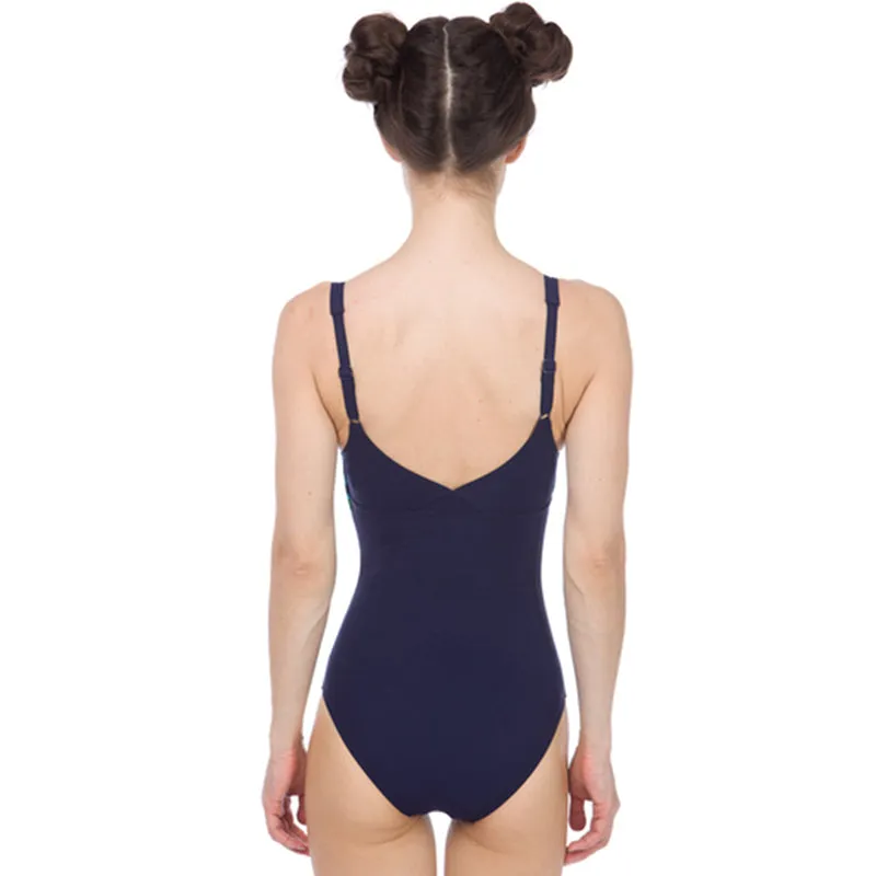 Arena - Opal Wing Back Ladies Bodylift Swimsuit - Navy