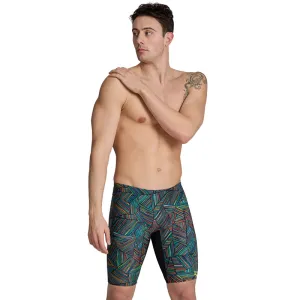 Arena - Overview Men’s Swim Jammer - Black/Multi