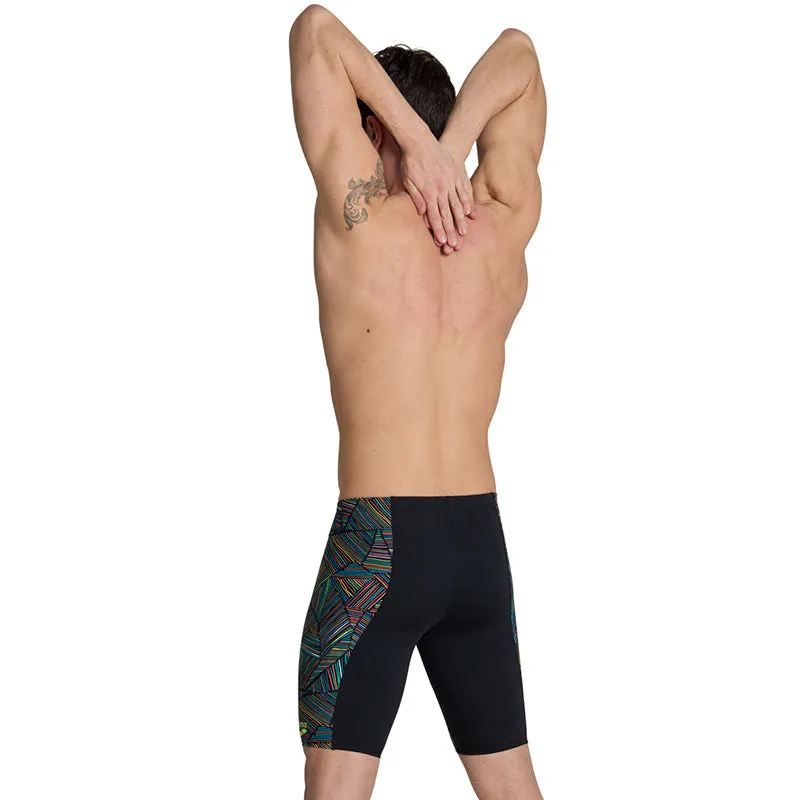 Arena - Overview Men’s Swim Jammer - Black/Multi