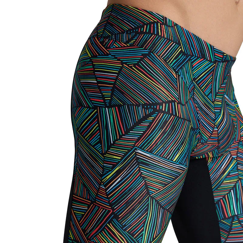 Arena - Overview Men’s Swim Jammer - Black/Multi